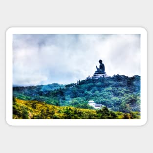 Tian Tan Buddha Lantau Island Sticker